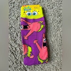 SpongeBob SquarePants Kids Purple Socks